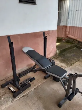 Banco de pesas multifuncional