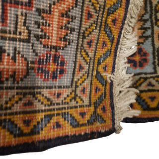 Tappeto Orientale Autentico Seta 50x37 Cm