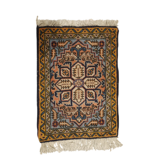 Tappeto Orientale Autentico Seta 50x37 Cm