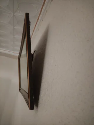 Cuadro religioso antiguo Virgen y Niño