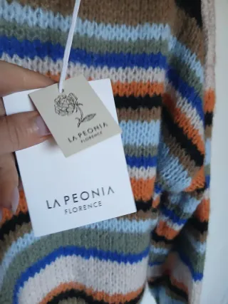 Maglione LA PEONIA a righe