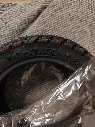 2 Ruedas 10x2.70-6.5 para patinete todoterreno
