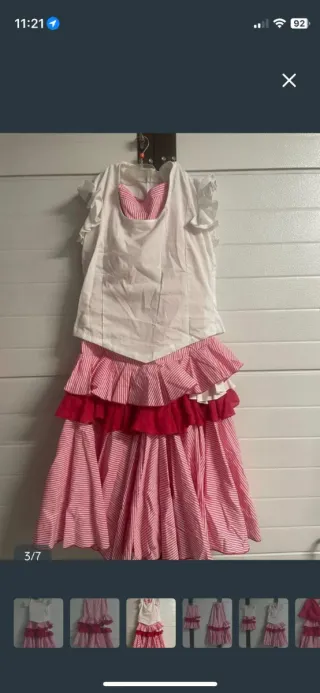 Traje de flamenca volantes