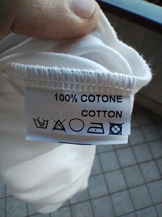 T-shirt con stampa rosa taglia L-XL