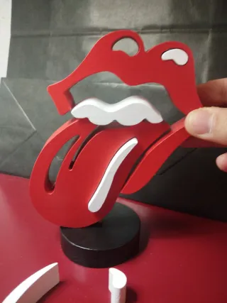 Lengua Rolling - Decoración Puzzle Stone handmade