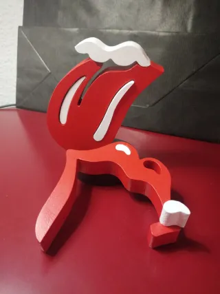 Lengua Rolling - Decoración Puzzle Stone handmade