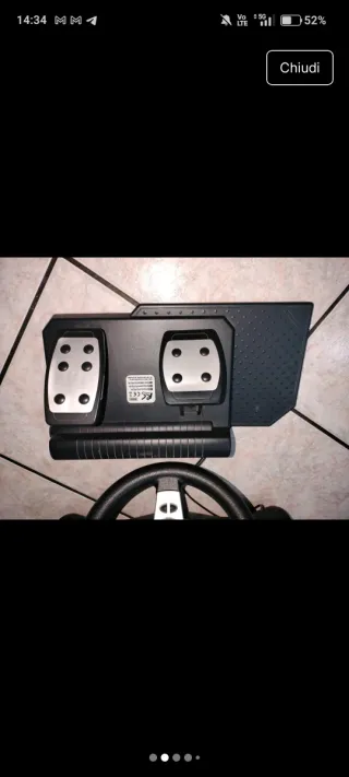 Volante NanoRS RS700 con pedali