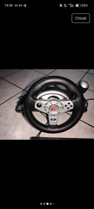 Volante NanoRS RS700 con pedali