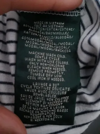 Top Ralph Lauren a righe tg S