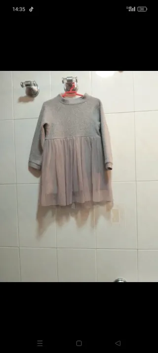 Vestido de invierno para niña