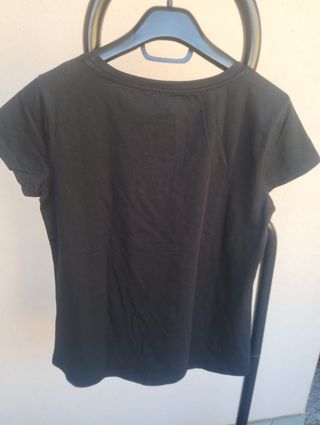 T-shirt Mon Tresor orsetto con punti luce S