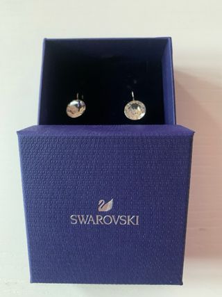Pendientes Cristal Swarovski redondos