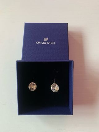 Pendientes Cristal Swarovski redondos