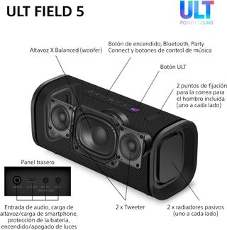 Altavoz Sony ULT Field 5 Bluetooth Portátil