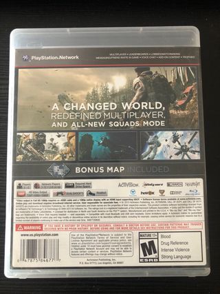 PS3 Call of Duty: Ghosts