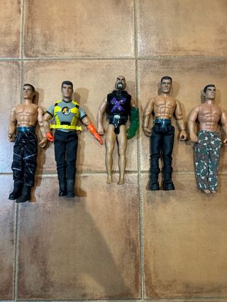 Lote 5 Muñecos Action Man