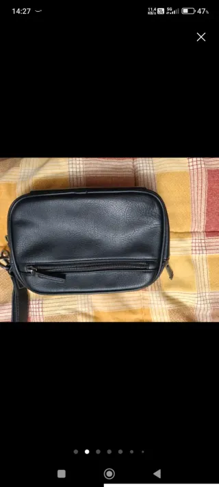 Borsa a mano LOIS nera da uomo