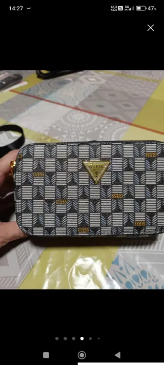 Borsa a mano LOIS nera da uomo