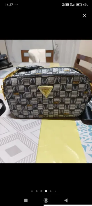 Borsa a mano LOIS nera da uomo