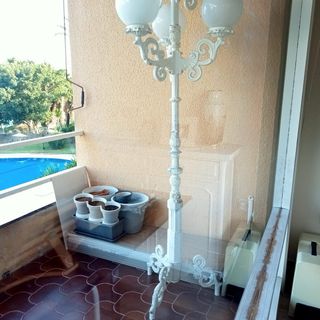 Urge! Lámpara de hierro forjado para jardín