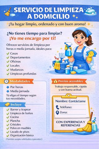 SERVICIO  DOMÉSTICOS