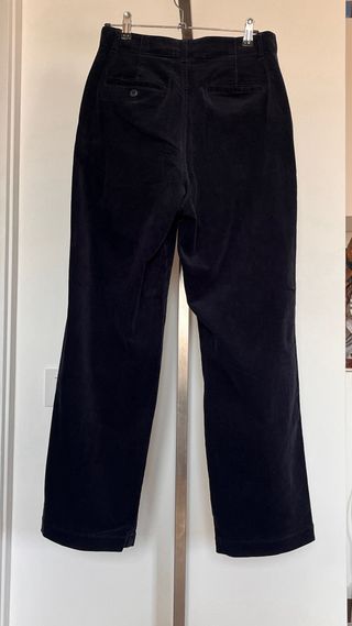 Uniqlo Pantalón corduroy azul marino T.36