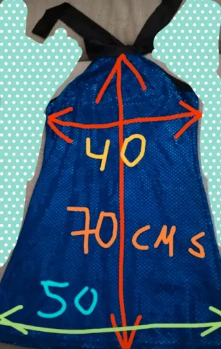 Vestido de fiesta azul brillante