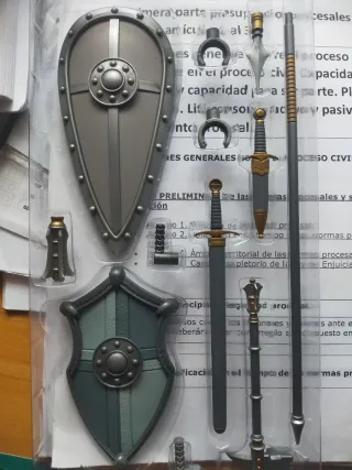 Mythic Legions Pack de Armas Caballeros Eathyron