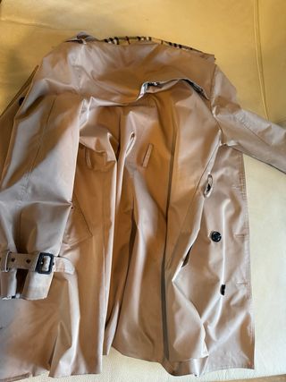 Abrigo Burberry Beige Vintage Talla Xl mujer