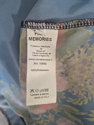 Pink memories abito tg 40 bottoni gioiello