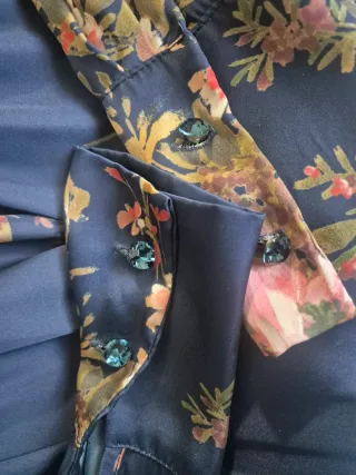 Pink memories abito tg 40 bottoni gioiello