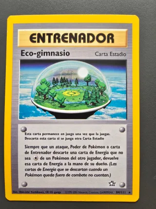Carta Pokémon Entrenador Eco-gimnasio