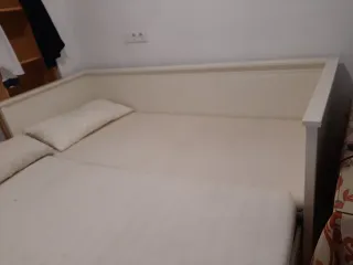 Diván Ikea Blanco con Cajones