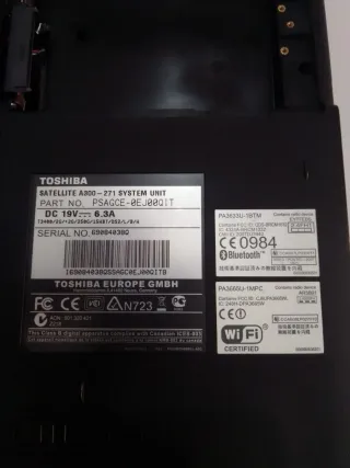 Notebook Toshiba Satellite A300 Non Testato