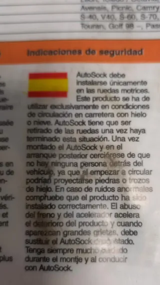 Fundas para neumáticos AutoSock Talla 54 nieve