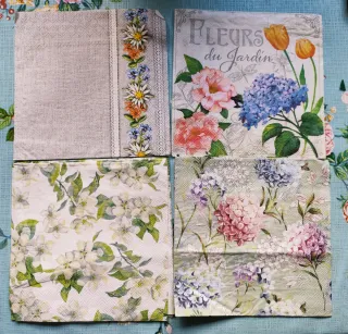 Lote 30 servilletas decoupage