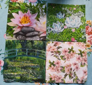 Lote 30 servilletas decoupage