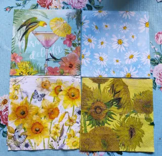 Lote 30 servilletas decoupage