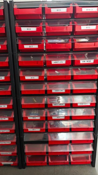 Lote de mandos coche con gavetas extraibles Tayg