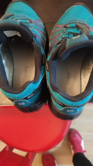 Zapatillas Trekking Salomon Azul/Teal
