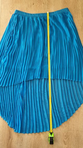 Gonna Silvian Heach asimmetrica pieghe tg M 42