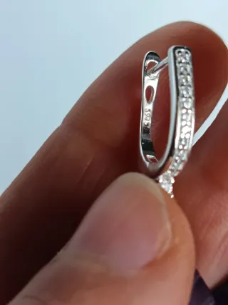 Orecchini pendenti in ametista e argento 925