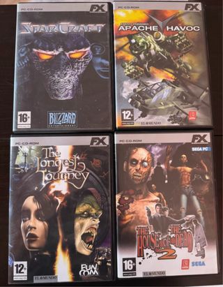 Pack 4 Juegos PC: StarCraft, Apache Havoc, The Lon