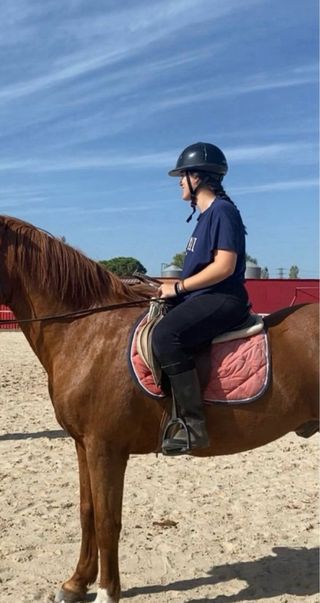 Casco Equitación Fouganza Negro