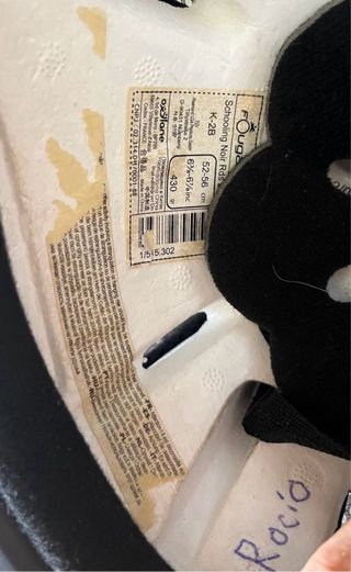 Casco Equitación Fouganza Negro