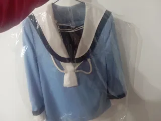 Traje de comunión azul de temporada