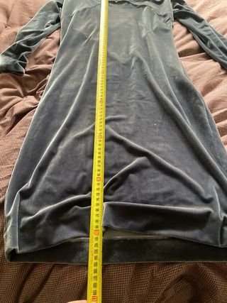 Vestido Terciopelo Victorio& Lucchino Gris petrole