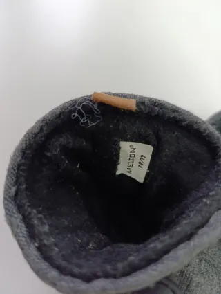 Patucos porteo Melton Talla 18-19