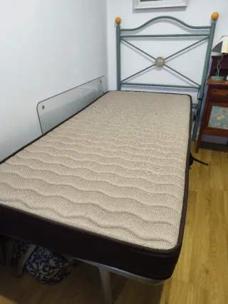Cama Completa: Somier, Colchón y Cabecero. NUEVO