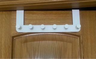 Perchero para puerta blanco IKEA